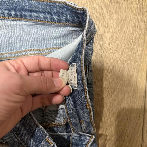 Madewell High-Rise Slim BoyJean Size 28 Tall - Picture 2 of 4